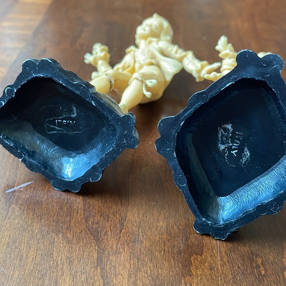 VTG ca 1960’s Fontanini Italy 2 figurines plastic resin Boy & Girl - Picture 4 of 7